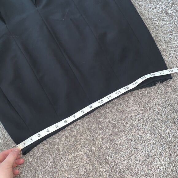 New York & Company Flare Skirt Black‎ Women’s Size 12 Lined Office Business - Picture 7 of 8